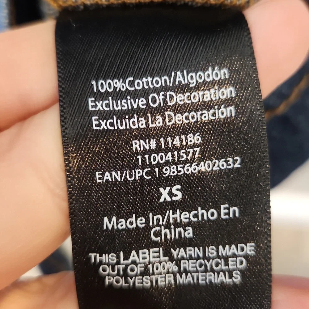 Frye Button-Up Denim Mini Dress‎ Size XS - Picture 11 of 12